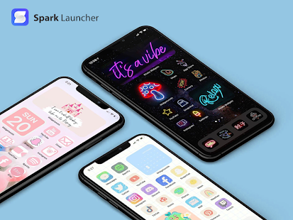 Spark Launcher PRO - OS 14 Launcher Captura de pantalla