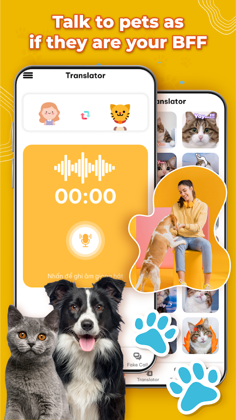 Dog & Cat Translator Prank Appのおすすめ画像1