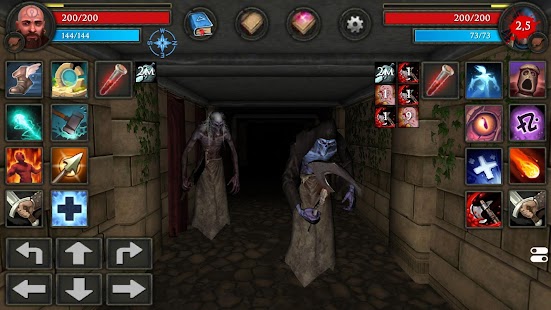 Moonshades RPG dungeon crawler Screenshot