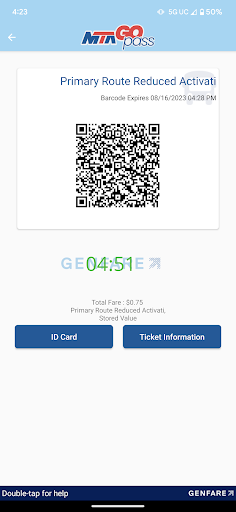 MTA GO Pass Screen 3