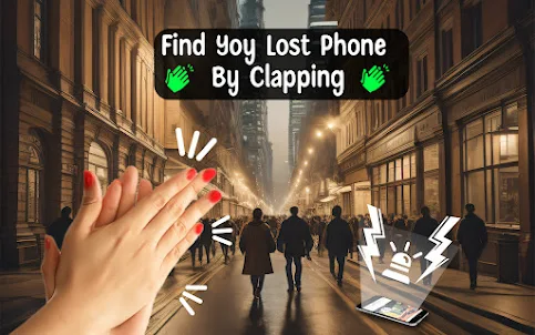Encontre o telefone Clap Flash