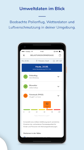 breazyTrack - die Asthma-App Screen 3