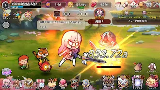 Game screenshot ポチッとダンジョンガール：へんてこストーリーの完全放置ゲーム mod apk