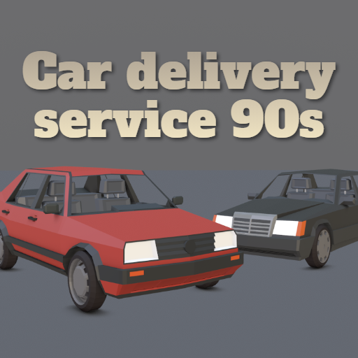 Car delivery service 90s logo