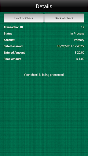 Bank of Evergreen-Mobile Dep. Screen 3