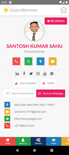 Android application Santosh Kumar Sahu screenshort