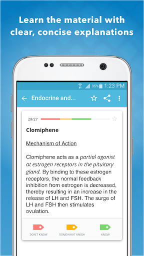 USMLE Pharmacology Flashcards Screen 3