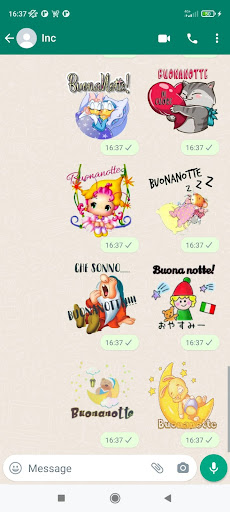Buongiorno Buonanotte sticker Screen 2