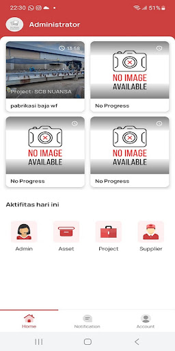Android application SCB PROJECT screenshort