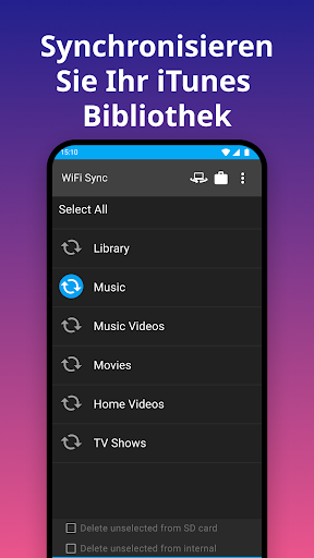 iSyncr: iTunes auf Android screenshot 4