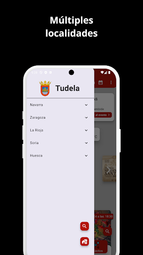 Tus Fiestas App: Eventos Screen 2