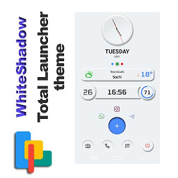 Imagen de icono WhiteShadow для Total Launcher