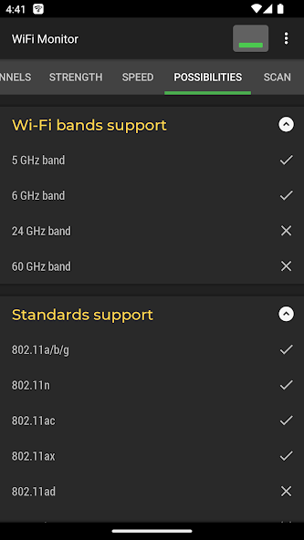 WiFi Monitor: network analyzer banner