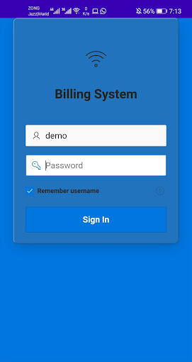 MIT Billing System Screen 2