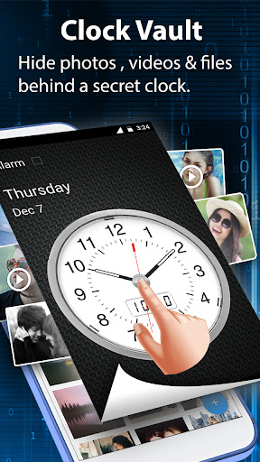 Clock Vault-Hide Photos,Videos - Tools - apps