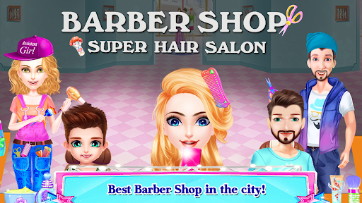 Android application Barber Shop Super Hair Salon screenshort