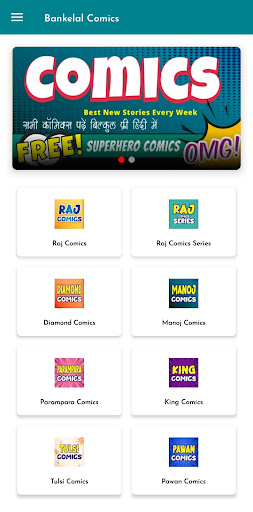 Android application Bankelal Comics App screenshort