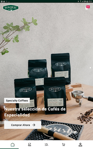 Cafés Baqué App HORECA Screenshot