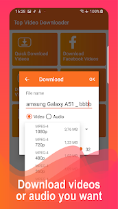 All social video downloader Apk app for Android 5