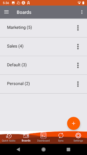 QuickTasks Mobile Screen 2