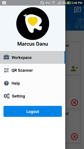 Android application WAMS Mobile screenshort