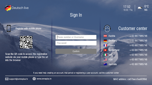 Android application Deutsch Live screenshort