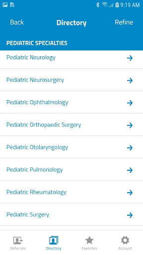 Maimonides Referral App Screen 2