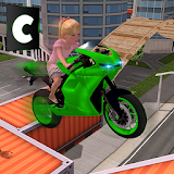 Impossible Kids Motor Bike Sim icon