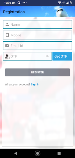 Android application TCI EXPRESS screenshort