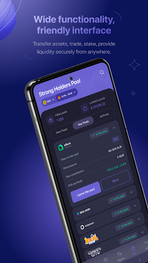 Alium Swap DEX Crypto Exchange Screen 3
