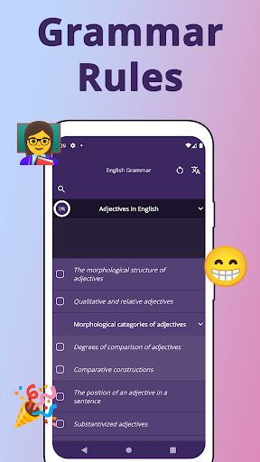 English Grammar: Adjectives Screen 3