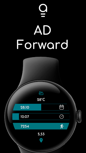 Android application AD Forward - Watch Face screenshort
