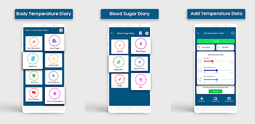 Android application Thermometer For Fever Tracker screenshort