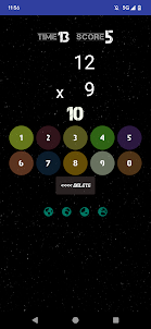 60 Second Math Multiply Game