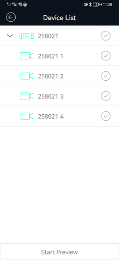 Android application xvreye screenshort