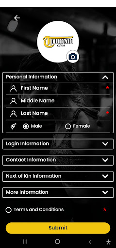 Android application Truman Gym screenshort