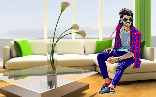 Interior photo editor frames