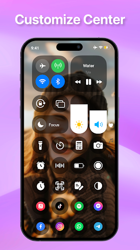 OS Control Center App Screen 3