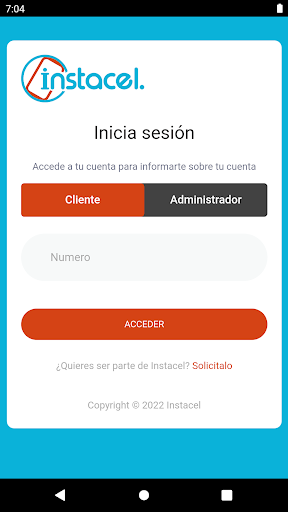 Instacel Móvil Screen 2