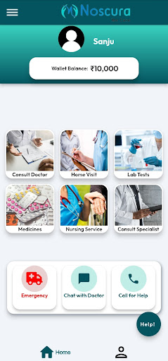 Android application Noscura :Online Healthcare App screenshort