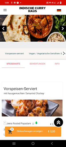 Indische Curry Haus Screen 2