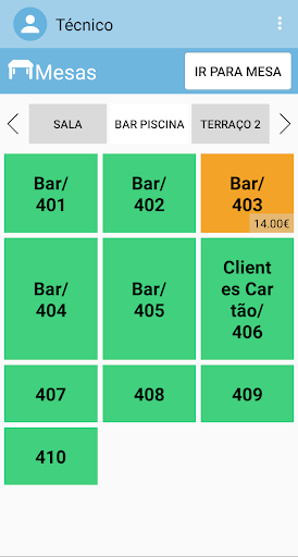Android application TechRest Pedidos screenshort