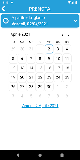 Vettore Booking Screen 3