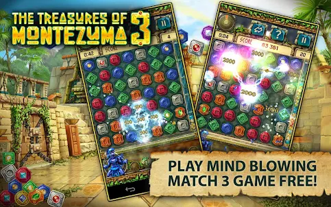 Treasures of Montezuma 3. True Match-3 Game.