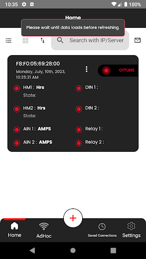 Linortek iTrixx Hour Meter Screen 2