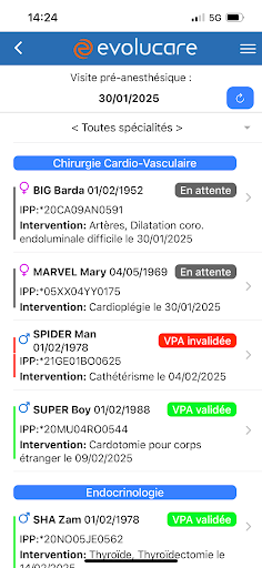 Evolucare Anesthesia Mobile