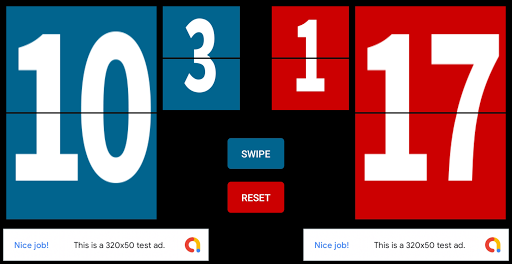 Android application Score Board screenshort