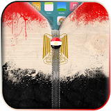 ثيم القفل علم مصر - قفل الشاشة بالسوستة icon