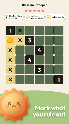 Blossom Sweeper: Logic Puzzle screenshot