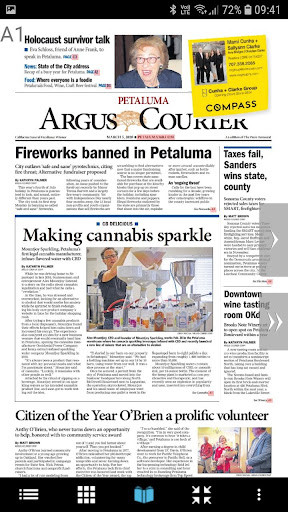 Android application Petaluma Argus Courier in Educ screenshort